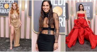 “Are these prostitutes on the red carpet?”: The worst outfits of stars at the Golden Globe Awards 2023 (19 photos)