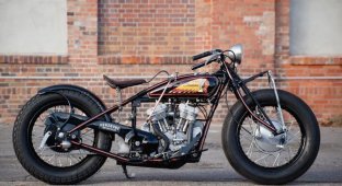 Herzbube Motorcycles: кастом-байк Indian Scout 101 (10 фото)