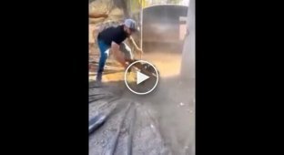 Builders cruelly played a prank on the foreman
