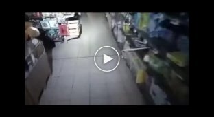 A terrible incident in a store at night