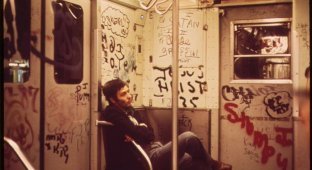 Как выглядела подземка Нью-Йорка 40 лет назад (20 фото)