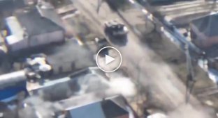 Destruction of 2 Russian tanks, place and time unknown
