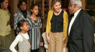 Дженна Буш Хагер опубликовала фото дочерей Обамы во время их первого визита в Белый дом (7 фото)