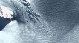 Охотники за инопланетянами в Google Earth наткнулись на загадочное «место крушения НЛО» (5 фото + 1 видео)