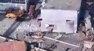 A stormtrooper of the Skala battalion eliminated two occupiers in close combat in the village Peschanoye in Donetsk region