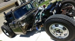 Хот-род с мотором Detroit Diesel: безумие способное перевернуть само себя (11 фото)