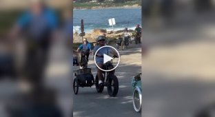 Corgi bike ride in cradles