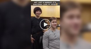Стрижка у мастера в Японии