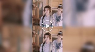 In China, a 75-year-old actress played an 18-year-old girl