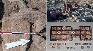 На раскопках в Омане нашли древние каменные нарды (8 фото)
