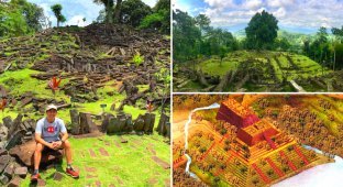 В Индонезии обнаружена древнейшая в мире пирамида (4 фото)