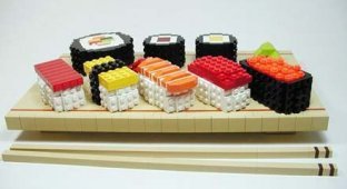  Лего-суши (14 Фото)