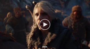 First trailer for the game "The Witcher 4"