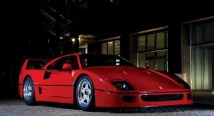 Страничка истории. Легендарный суперкар Ferrari F40 (9 фото + видео)