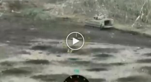 The Ukrainian crew of the M2A2 Bradley infantry fighting vehicle destroys the Russian invaders in the Avdiivka direction