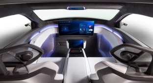The Chinese showed the interior of the electric car of the future (5 photos)
