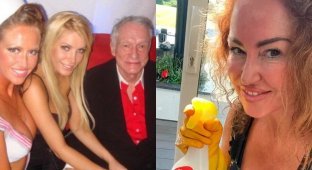 The Playboy model traded filming and glamor for a cleaning lady's mop - and is happy (7 photos)