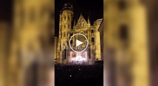 With the blessing of Pope Leo, a rave concert was held near a cathedral in Slovakia