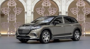 The first electric Maybach EQS 680 (22 photos + 1 video)