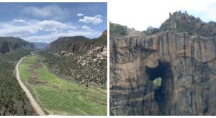 Унавіпський каньйон: ущелина з двома гирлами (6 фото)