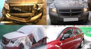 Кузовной ремонт Dodge Caliber или Калибровка (51 фото)