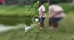 Неудачный улов и незапланированное купание