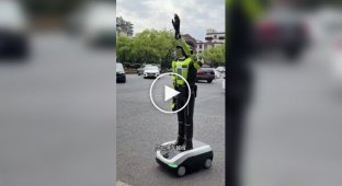 В Ханчжоу роботы помогают регулировать движение и навигацию туристов
