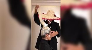 Из волос и много лака может получится панама