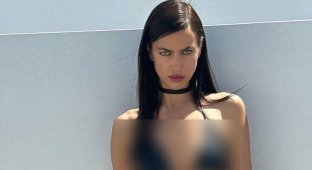 Irina Shayk and her incredible figure in the photo (5 photos)