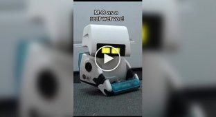 Девушка сделала робота Д-ОКа из «ВАЛЛ-И»