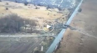 Уничтожение двух вражеских танков вблизи села Украинка на Донетчине