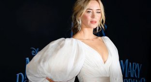 Opponent of pizza with pineapple and exemplary mother: 15 facts about Emily Blunt (16 photos)