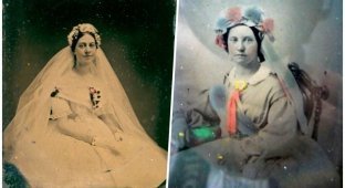Свадебные фотографии Викторианской эпохи 1840—1860-хх годов (21 фото)