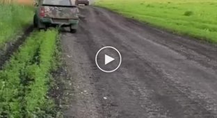 Rare Ukrainian high-speed trench vehicle BTM-3