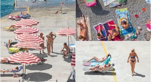 Итальянцы на частных пляжах (14 фото)