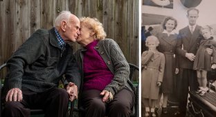 Одна из старейших супружеских пар в Великобритании отметила 80 лет брака (10 фото)