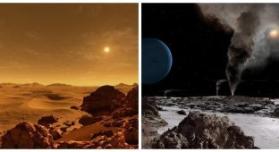 8 интересных иллюстраций, как выглядит восход солнца с других планет (9 фото)