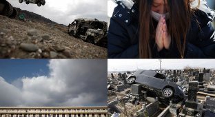Япония: через две недели после землетрясения (42 фото)