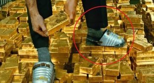 Why is every employee in gold and currency vaults required to wear metal shoes? (3 photos)