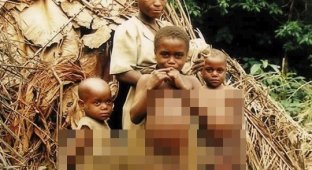 Why do African children often have such big bellies? (5 photos)