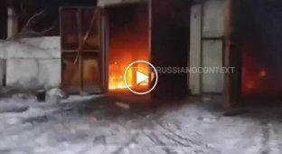 FPV-дроны сожгли автобазу россиян на Луганщине