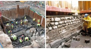 У Лондоні знайшли Ріверсайдську стіну, побудовану 2000 років тому (7 фото)