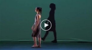Ошеломляющие теневые танцы на шоу America got talent