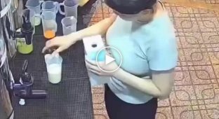 Когда руки не с того места: девушка устроила молочный хаос