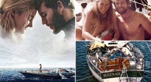 The story of a woman who spent 41 days in the Pacific Ocean became a blockbuster (4 photos + 1 video)