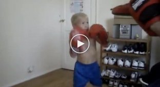 Маленький боец UFC