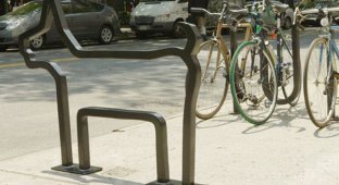  Креативные стоянки для велосипедов (4 Фото)