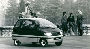 1983 Ford Ghia Trio Tiny Half Million Dollar Unpowered Car (13 Photos)