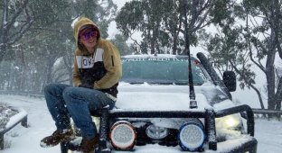 В Австралии выпал снег (25 фото)