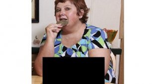 Женщина, которая ест ... (5 фото + видео)